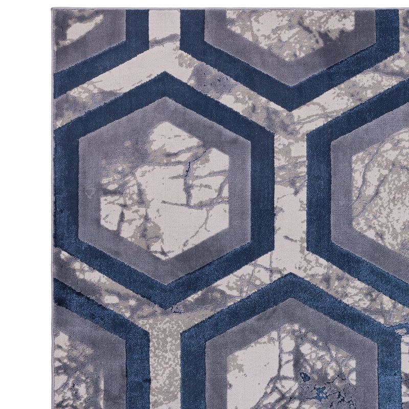 Atmacha Home & Living Rug Aurora Hexagon Rug AU19 Modern Rug