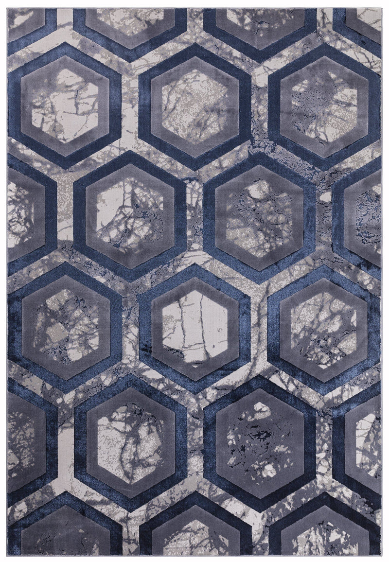 Atmacha Home & Living Rug Aurora Hexagon Rug AU19 Modern Rug