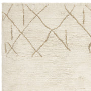 Atmacha Home & Living Rug Azera Berber Crosshatch - Cream/White Rug