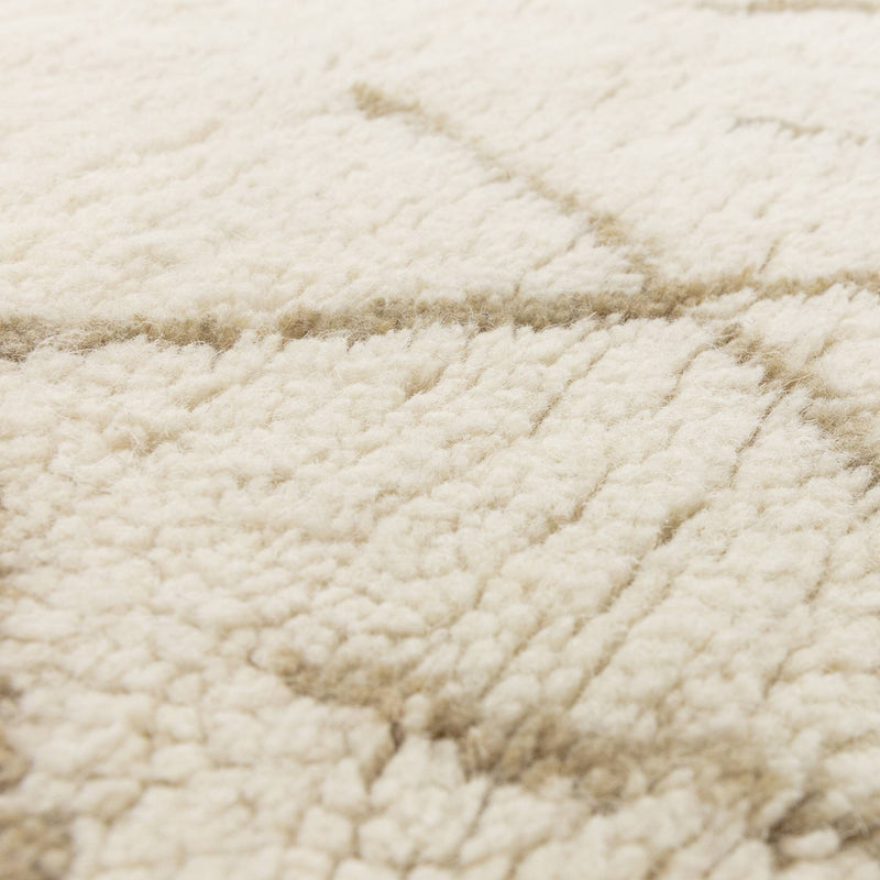 Atmacha Home & Living Rug Azera Berber Crosshatch - Cream/White Rug