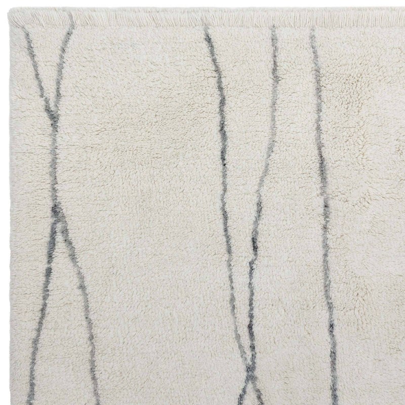 Atmacha Home & Living Rug Azera Berber Lineal - Cream/White Rug