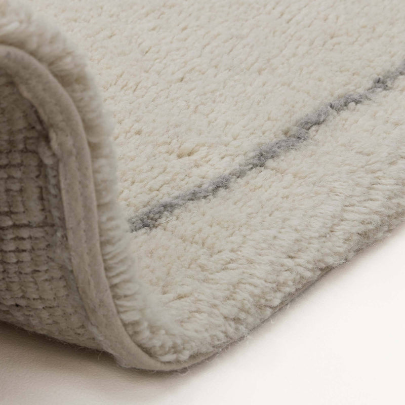 Atmacha Home & Living Rug Azera Berber Lineal - Cream/White Rug