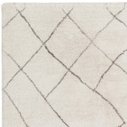 Atmacha Home & Living Rug Azera Berber Rhombus - Cream/White Rug