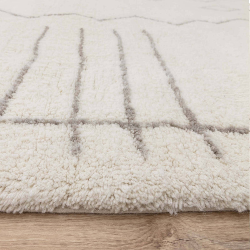 Atmacha Home & Living Rug Azera Berber Tribal - Cream/White Rug