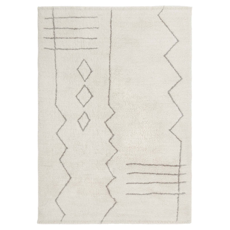 Atmacha Home & Living Rug Azera Berber Tribal - Cream/White Rug