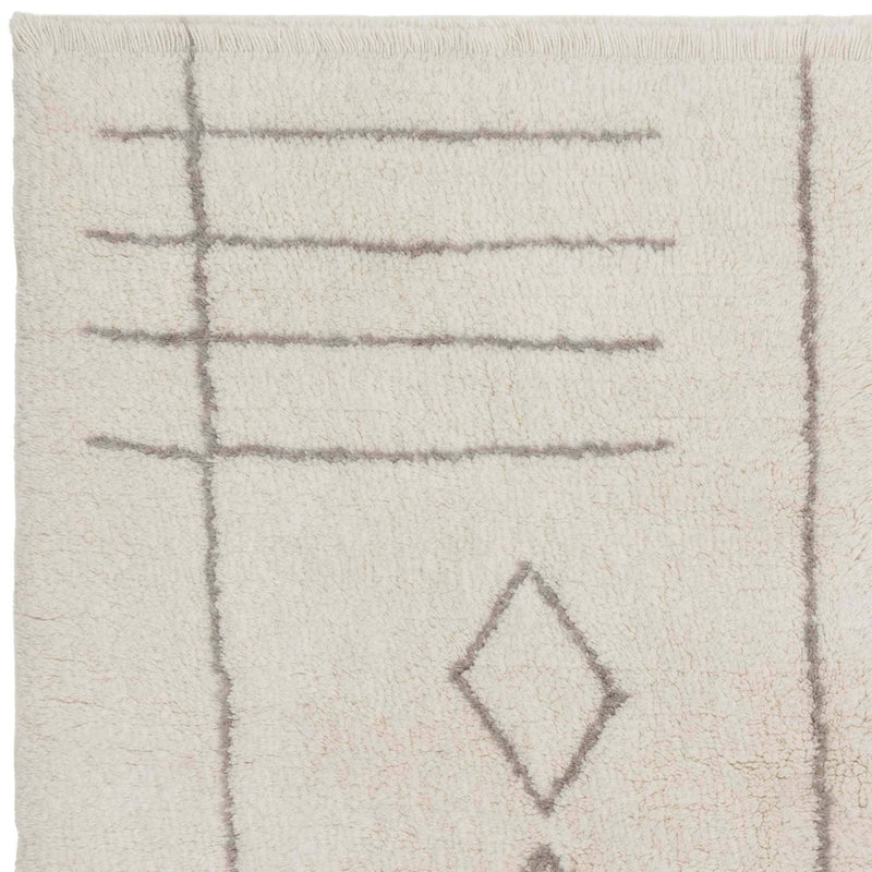 Atmacha Home & Living Rug Azera Berber Tribal - Cream/White Rug