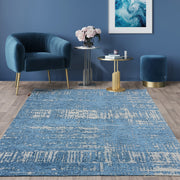 Atmacha Home & Living Rug Beau Denim Flatweave Rug