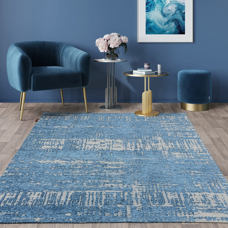 Atmacha Home & Living Rug Beau Denim Flatweave Rug
