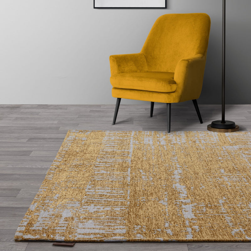 Atmacha Home & Living Rug Beau Gold Flatweave Rug
