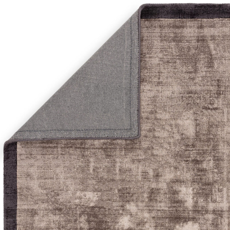 Atmacha Home & Living Rug Blade Border Charcoal Moleskin 09 Plain Rug
