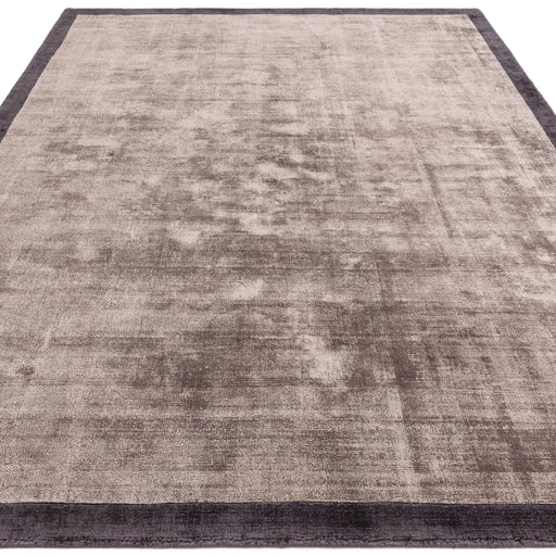 Atmacha Home & Living Rug Blade Border Charcoal Moleskin 09 Plain Rug