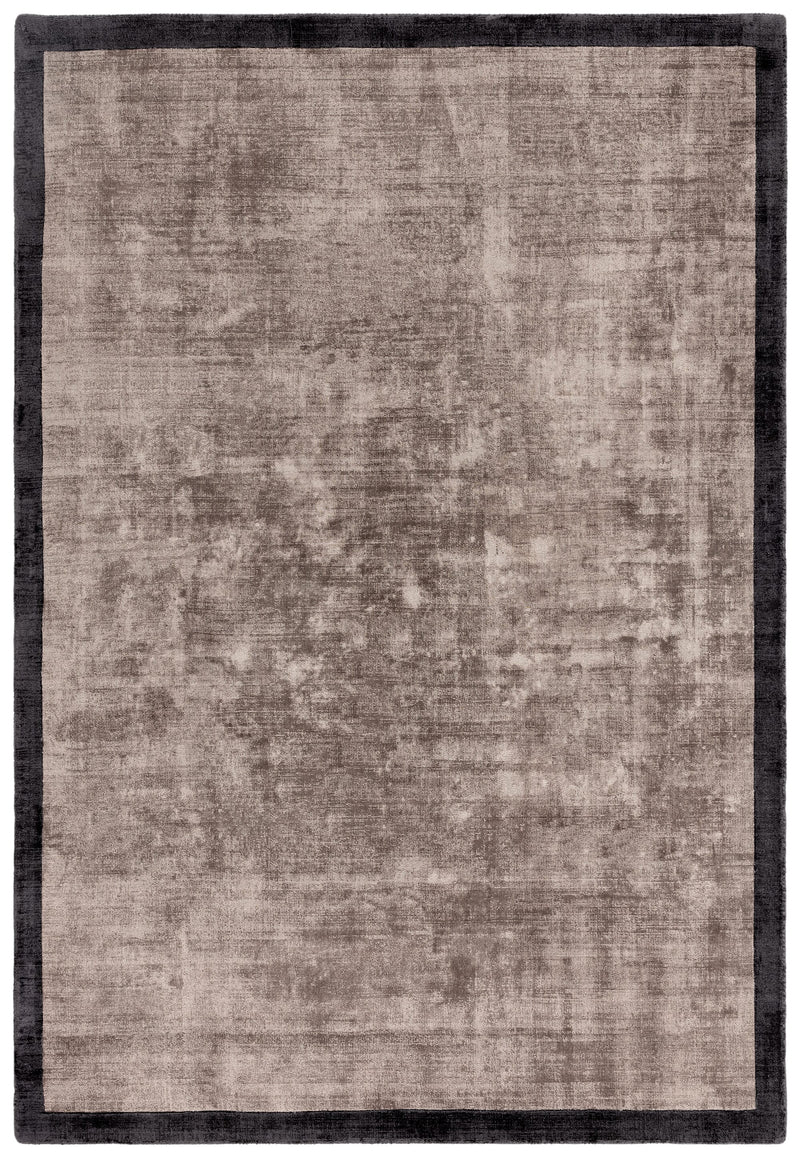 Atmacha Home & Living Rug Blade Border Charcoal Moleskin 09 Plain Rug