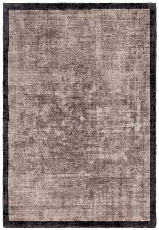 Atmacha Home & Living Rug Blade Border Charcoal Moleskin 09 Plain Rug