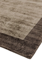 Atmacha Home & Living Rug Blade Border Choco/Mocha Plain Rug