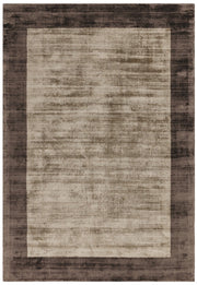 Atmacha Home & Living Rug Blade Border Choco/Mocha Plain Rug