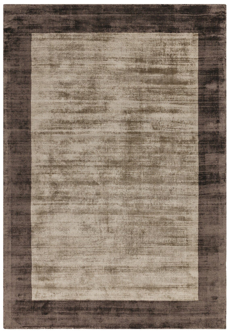 Atmacha Home & Living Rug Blade Border Choco/Mocha Plain Rug