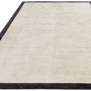 Atmacha Home & Living Rug Blade Border Putty/Charcoal 10 Plain Rug
