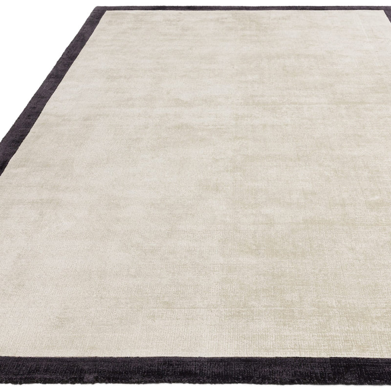 Atmacha Home & Living Rug Blade Border Putty/Charcoal 10 Plain Rug