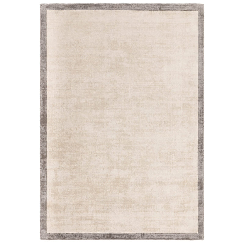 Atmacha Home & Living Rug Blade Border Putty/Silver 07 Plain Rug