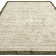 Atmacha Home & Living Rug Blade Border Sage/Olive 05 Plain Rug