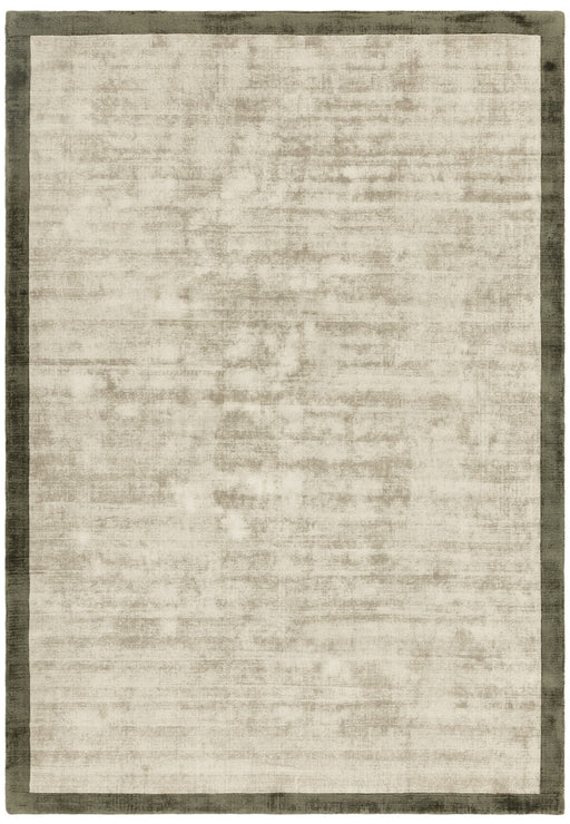 Atmacha Home & Living Rug Blade Border Sage/Olive 05 Plain Rug