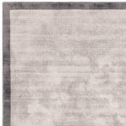 Atmacha Home & Living Rug Blade Border Silver/Grey 08 - Grey/Silver - Plain Rug