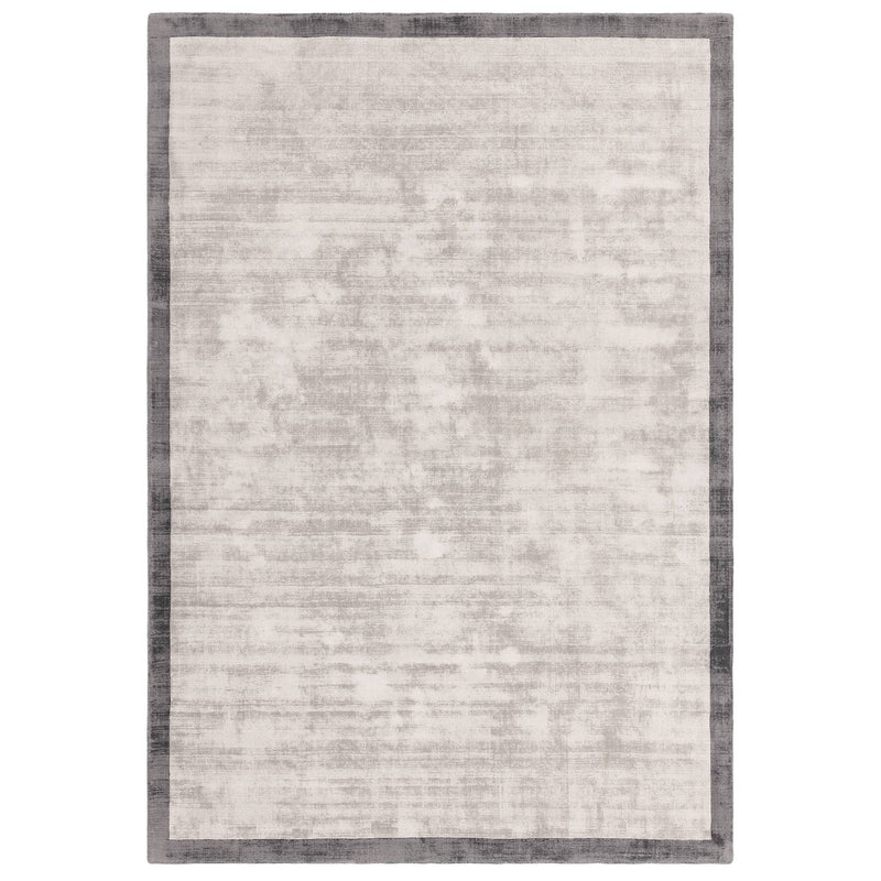 Atmacha Home & Living Rug Blade Border Silver/Grey 08 - Grey/Silver - Plain Rug