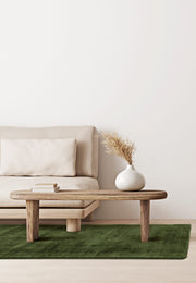 Atmacha Home & Living Rug Blade Green Plain Rug