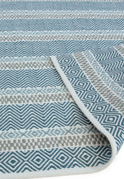 Atmacha Home & Living Rug Boardwalk Blue Multi Flatweave Rug