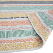 Atmacha Home & Living Rug Boardwalk Pastel Multi - Flatweave Rug