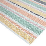 Atmacha Home & Living Rug Boardwalk Pastel Multi - Flatweave Rug