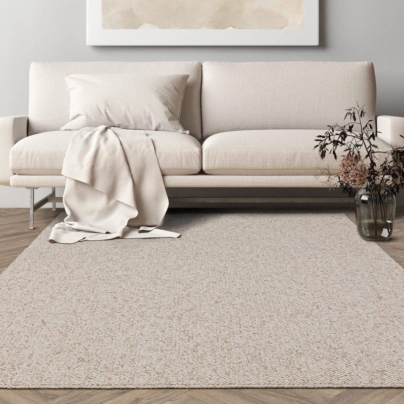 Atmacha Home & Living Rug Boden  Ivory Plain Rug