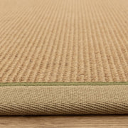 Atmacha Home & Living Rug Bordo Boucle Linen Sage - Beige/Natural - Flatweave Rug