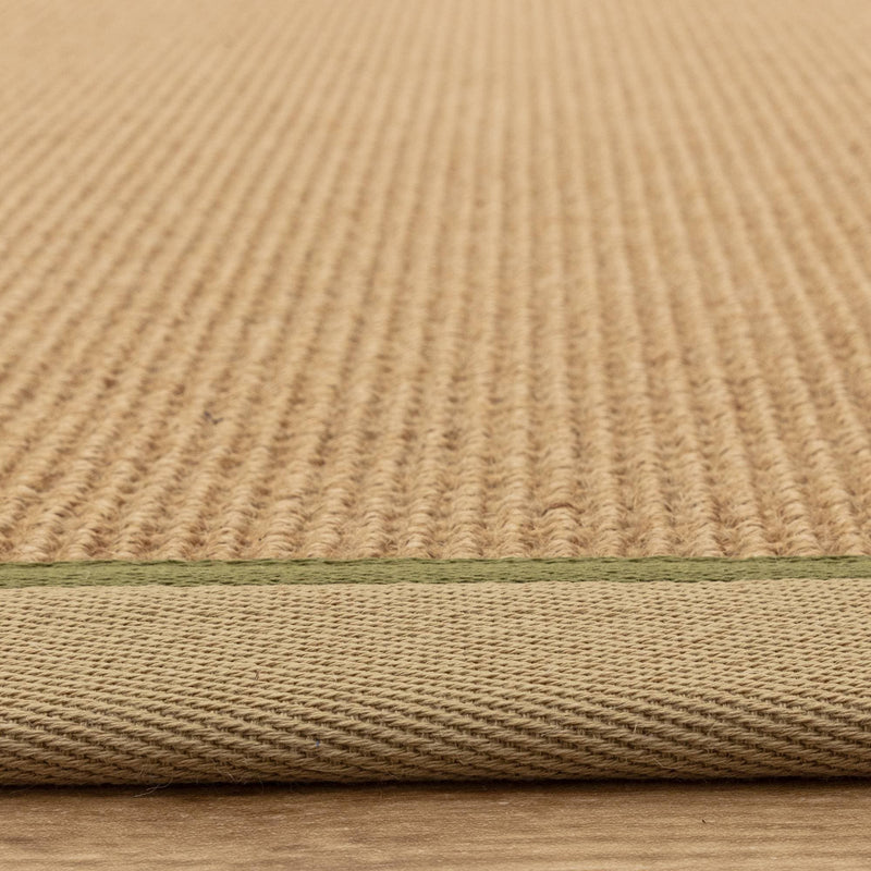 Atmacha Home & Living Rug Bordo Boucle Linen Sage - Beige/Natural - Flatweave Rug