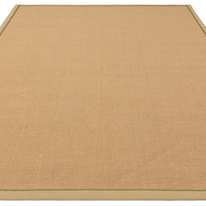 Atmacha Home & Living Rug Bordo Boucle Linen Sage - Beige/Natural - Flatweave Rug