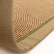 Atmacha Home & Living Rug Bordo Boucle Linen Sage - Beige/Natural - Flatweave Rug