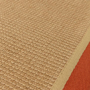 Atmacha Home & Living Rug Bordo Boucle Rust Linen - Beige/Natural - Flatweave Rug