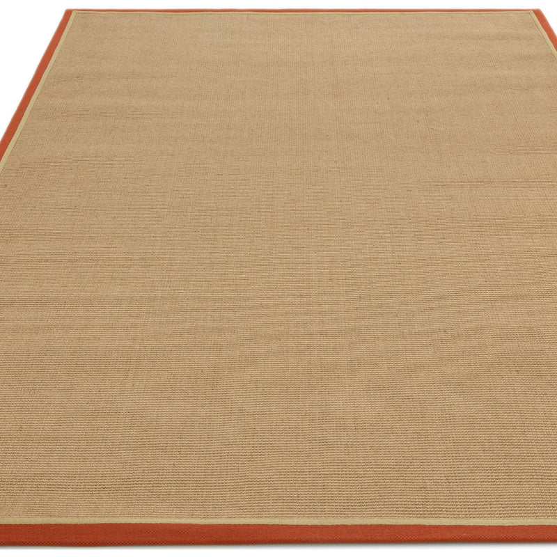 Atmacha Home & Living Rug Bordo Boucle Rust Linen - Beige/Natural - Flatweave Rug