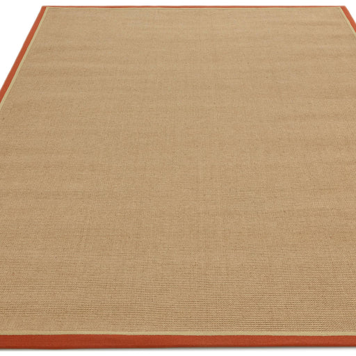 Atmacha Home & Living Rug Bordo Boucle Rust Linen - Beige/Natural - Flatweave Rug