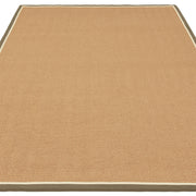 Atmacha Home & Living Rug Bordo Herringbone Khaki Cream - Beige/Natural - Flatweave Rug