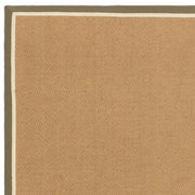 Atmacha Home & Living Rug Bordo Herringbone Khaki Cream - Beige/Natural - Flatweave Rug