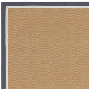 Atmacha Home & Living Rug Bordo Herringbone Slate Cream - Beige/Natural - Flatweave Rug