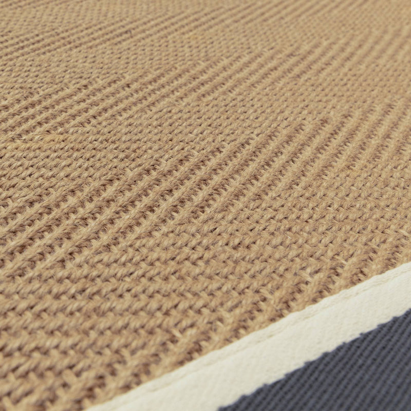 Atmacha Home & Living Rug Bordo Herringbone Slate Cream - Beige/Natural - Flatweave Rug