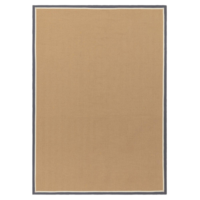 Atmacha Home & Living Rug Bordo Herringbone Slate Cream - Beige/Natural - Flatweave Rug