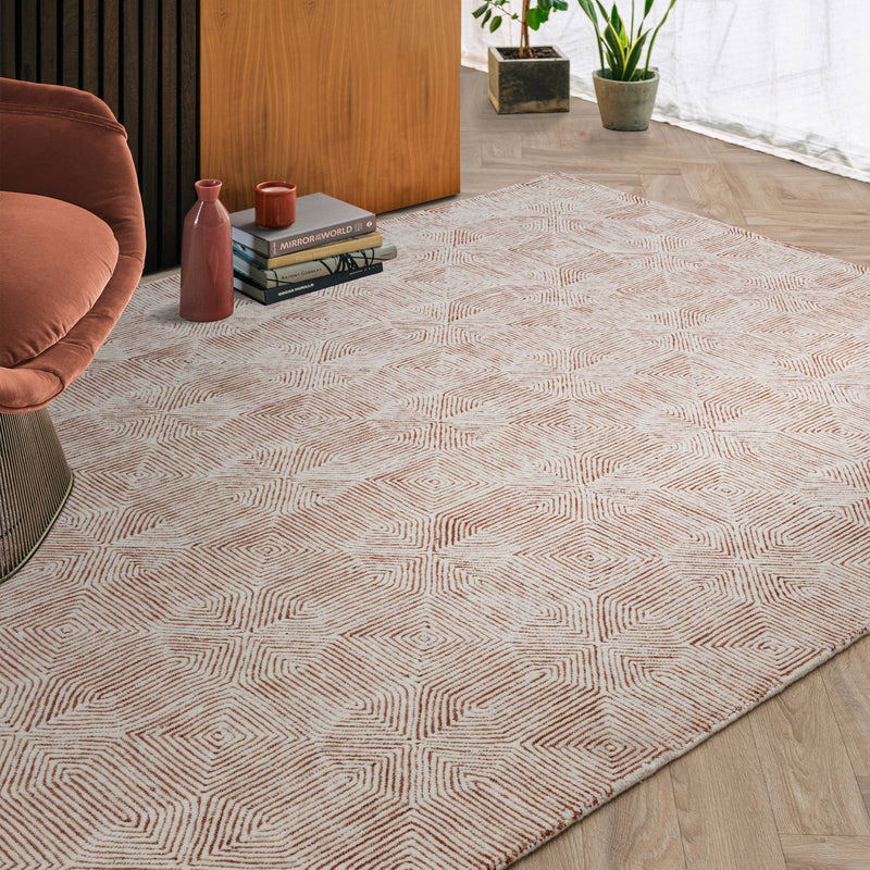 Atmacha Home & Living Rug Camden Terracotta - Monochrome - Modern Rug