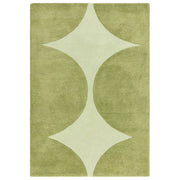 Atmacha Home & Living Rug Canvas 01 Reflect - Green - Modern Rug