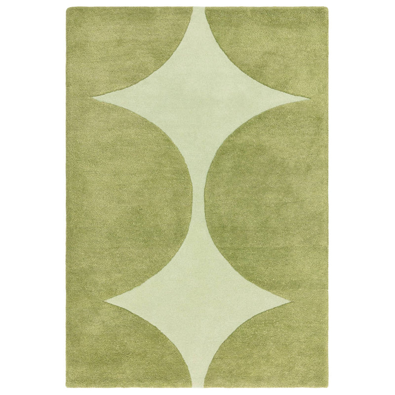 Atmacha Home & Living Rug Canvas 01 Reflect - Green - Modern Rug