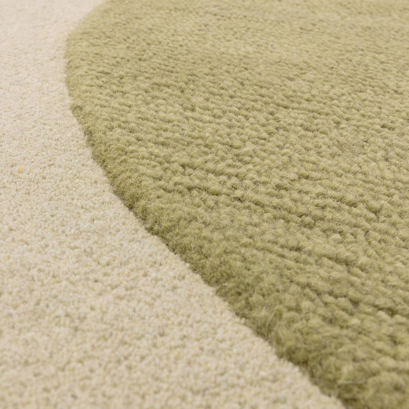 Atmacha Home & Living Rug Canvas 01 Reflect - Green - Modern Rug