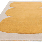 Atmacha Home & Living Rug Canvas 04 Sculpt - yellow - Modern Rug