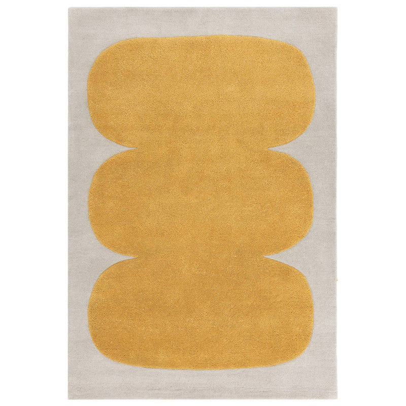 Atmacha Home & Living Rug Canvas 04 Sculpt - yellow - Modern Rug